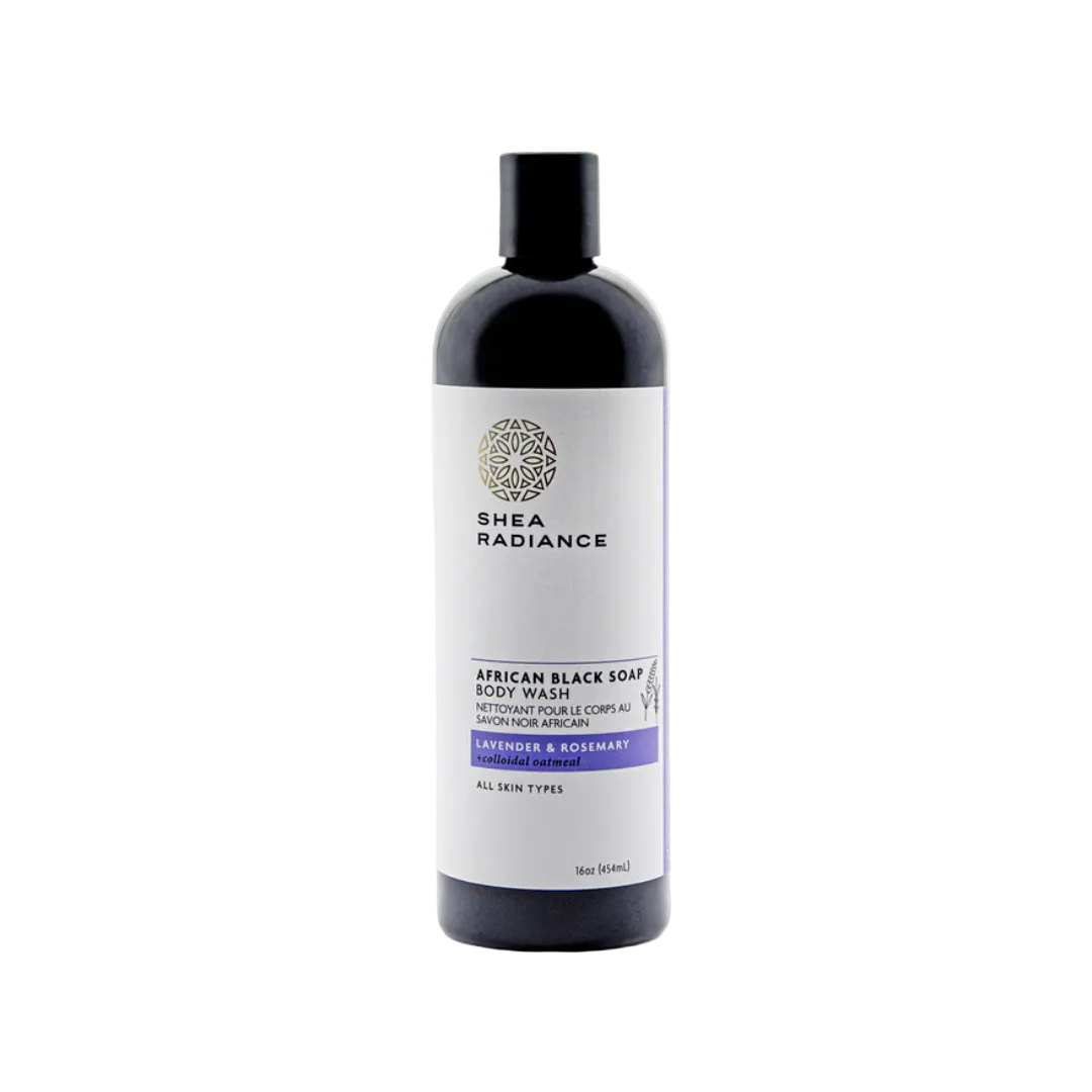 African Black Soap Body Wash with Colloidal Oatmeal for Dry & Sensitive Skin