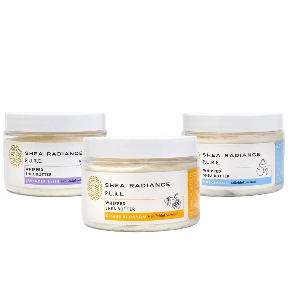 Whipped Shea Body Butter with Colloidal Oatmeal for Dry and Sensitive Skin