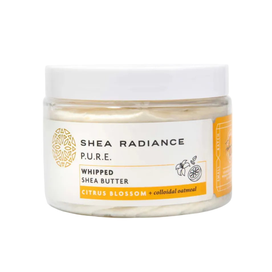 Whipped Shea Body Butter with Colloidal Oatmeal for Dry and Sensitive Skin