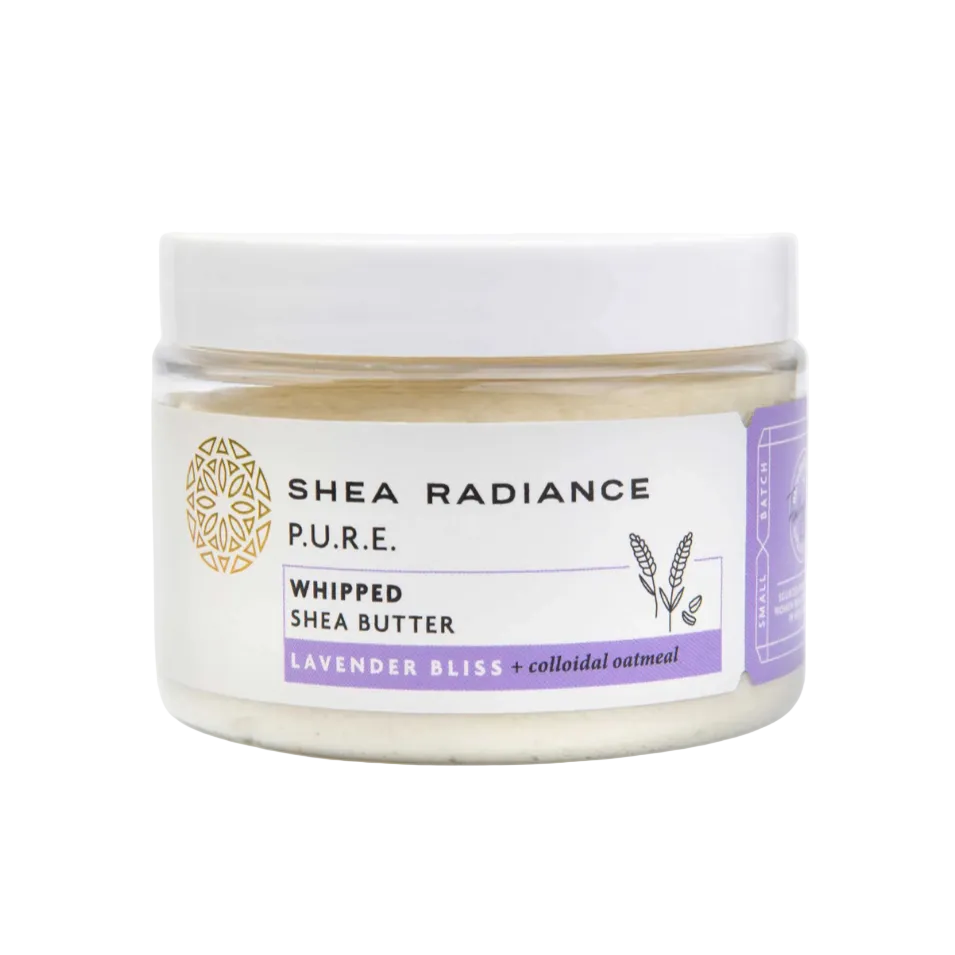 Whipped Shea Body Butter with Colloidal Oatmeal for Dry and Sensitive Skin