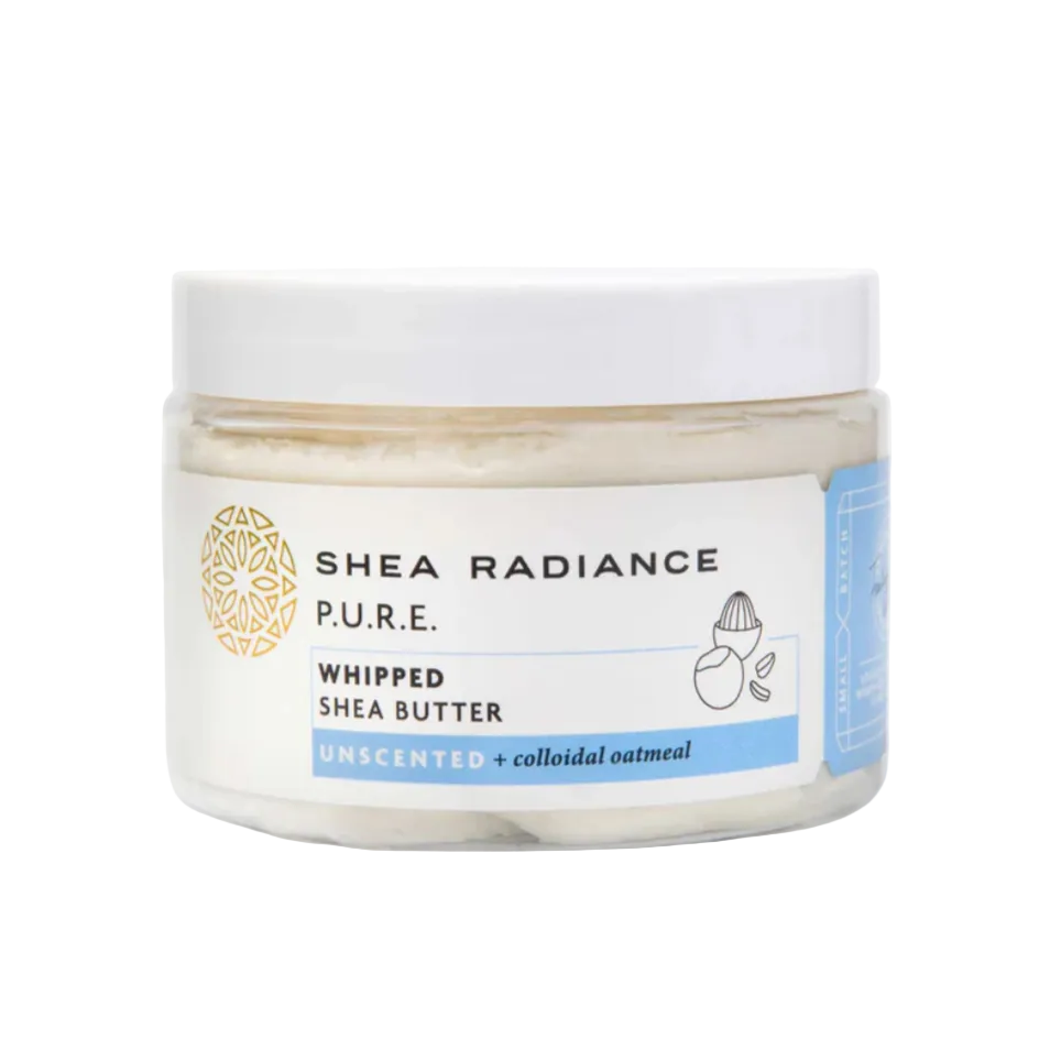 Whipped Shea Body Butter with Colloidal Oatmeal for Dry and Sensitive Skin