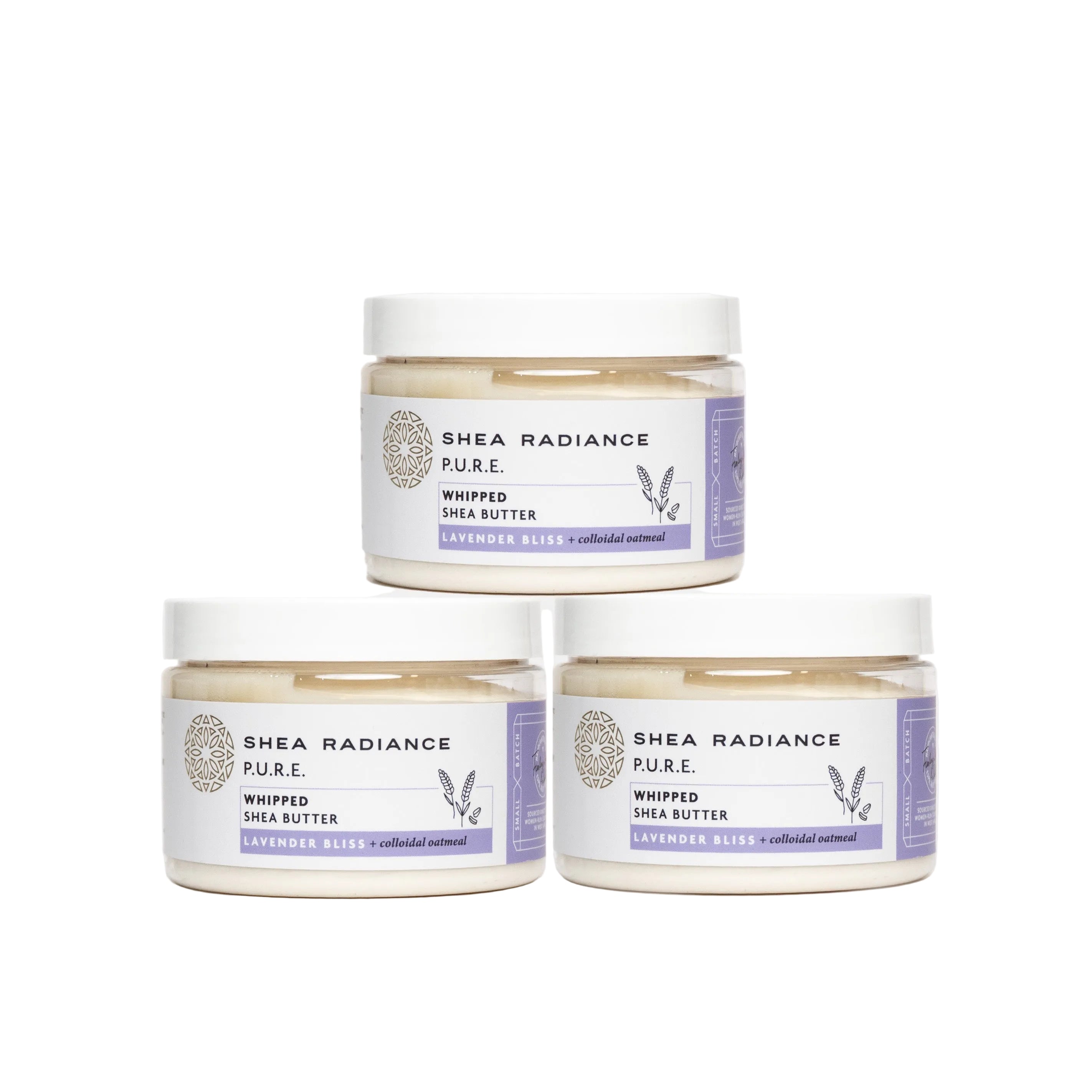 Whipped Shea Body Butter with Colloidal Oatmeal for Dry and Sensitive Skin