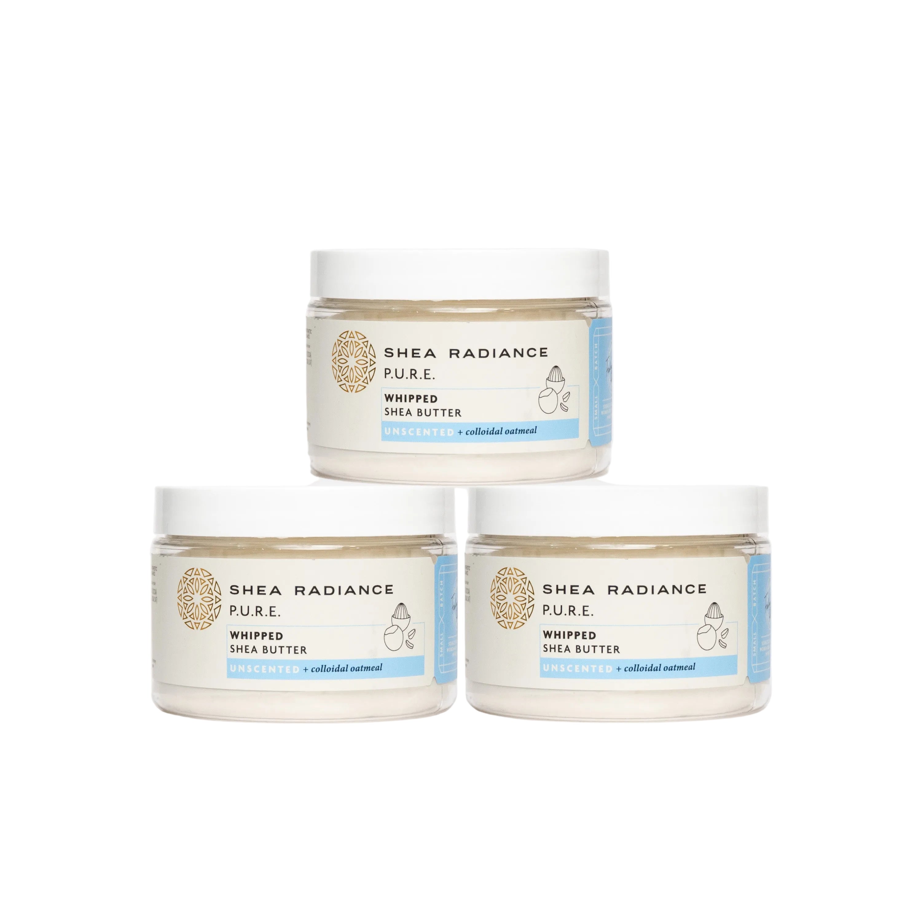 Whipped Shea Body Butter with Colloidal Oatmeal for Dry and Sensitive Skin