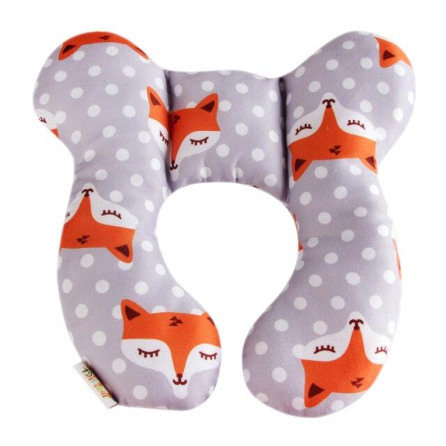 Kids Children Baby Pillow Soft Neck Support Infant Car Cushion U-Shape Cotton Infant Nursing Pillow Toddler Sleep Positioner  Air Mesh Organic Cotton Protection for Flat Head Baby Pillow for Newborn Breathable Adjustable Infants and Baby Neck Head Support