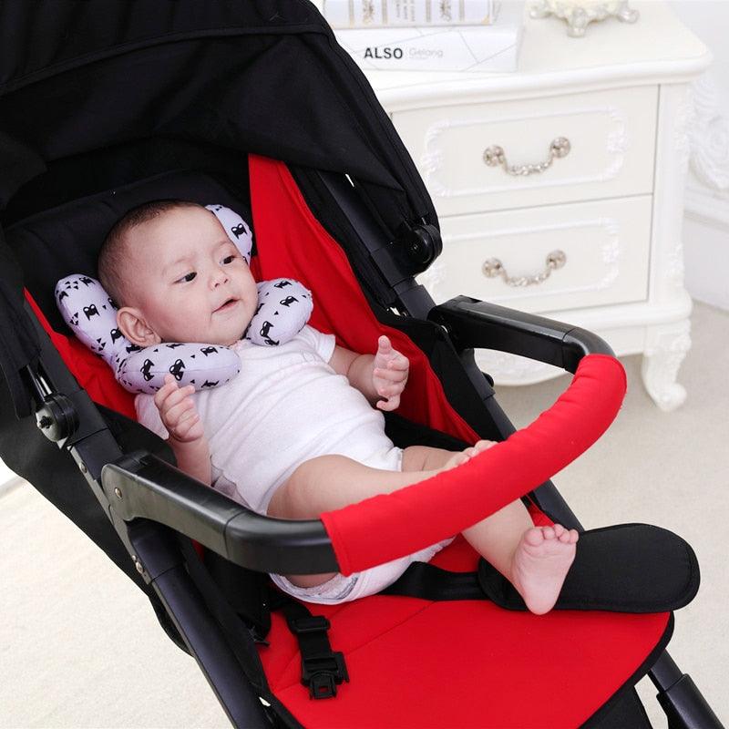 Kids Children Baby Pillow Soft Neck Support Infant Car Cushion U-Shape Cotton Infant Nursing Pillow Toddler Sleep Positioner  Air Mesh Organic Cotton Protection for Flat Head Baby Pillow for Newborn Breathable Adjustable Infants and Baby Neck Head Support